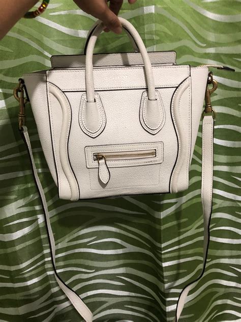 celine nano luggage leat